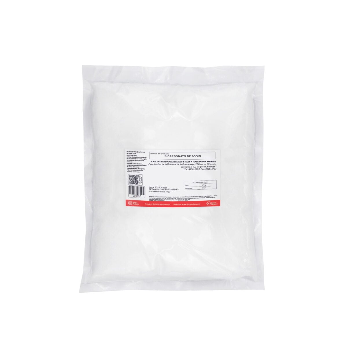 BICARBONATO DE SODIO BOLSA 1 Kg - Image 2