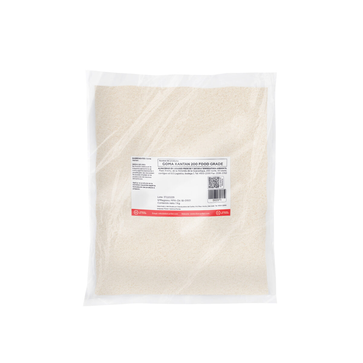 GOMA XANTAN 200 FOOD GRADE F200 BOLSA 1 Kg - Image 2