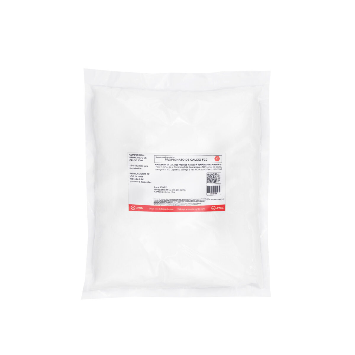 PROPIONATO DE CALCIO FCC BOLSA 1 Kg - Image 2