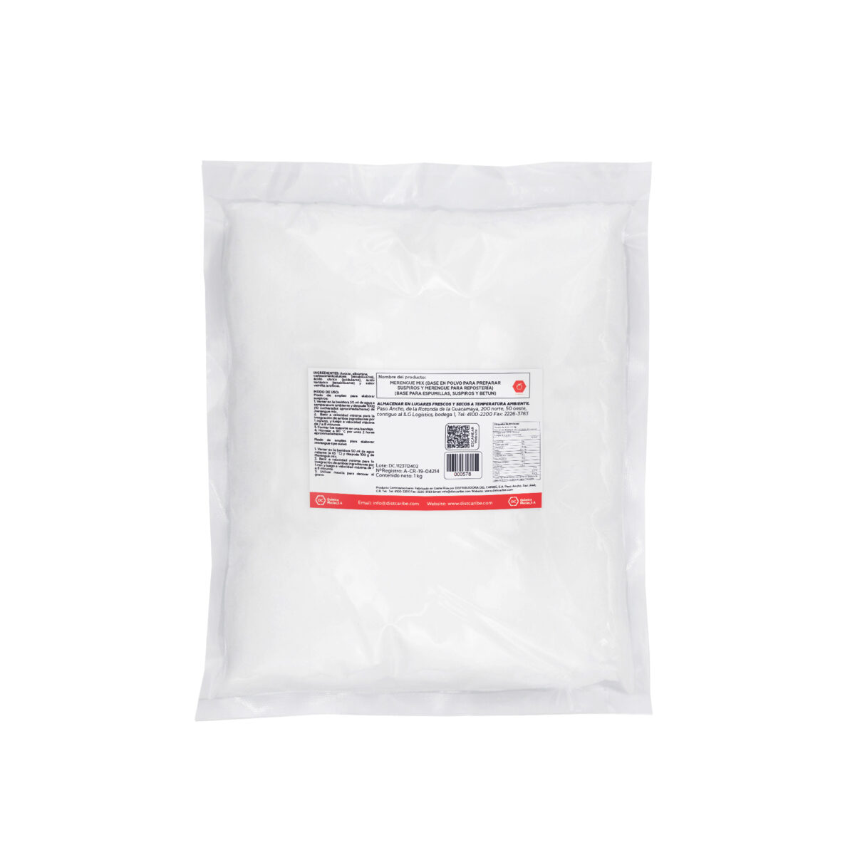 BASE PARA ESPUMILLAS, SUSPIROS Y BETUN BOLSA 1 Kg - Image 2