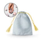 BOLSA ORGANZA COLOR DORADO 20CM X 16CM UNA UNIDAD