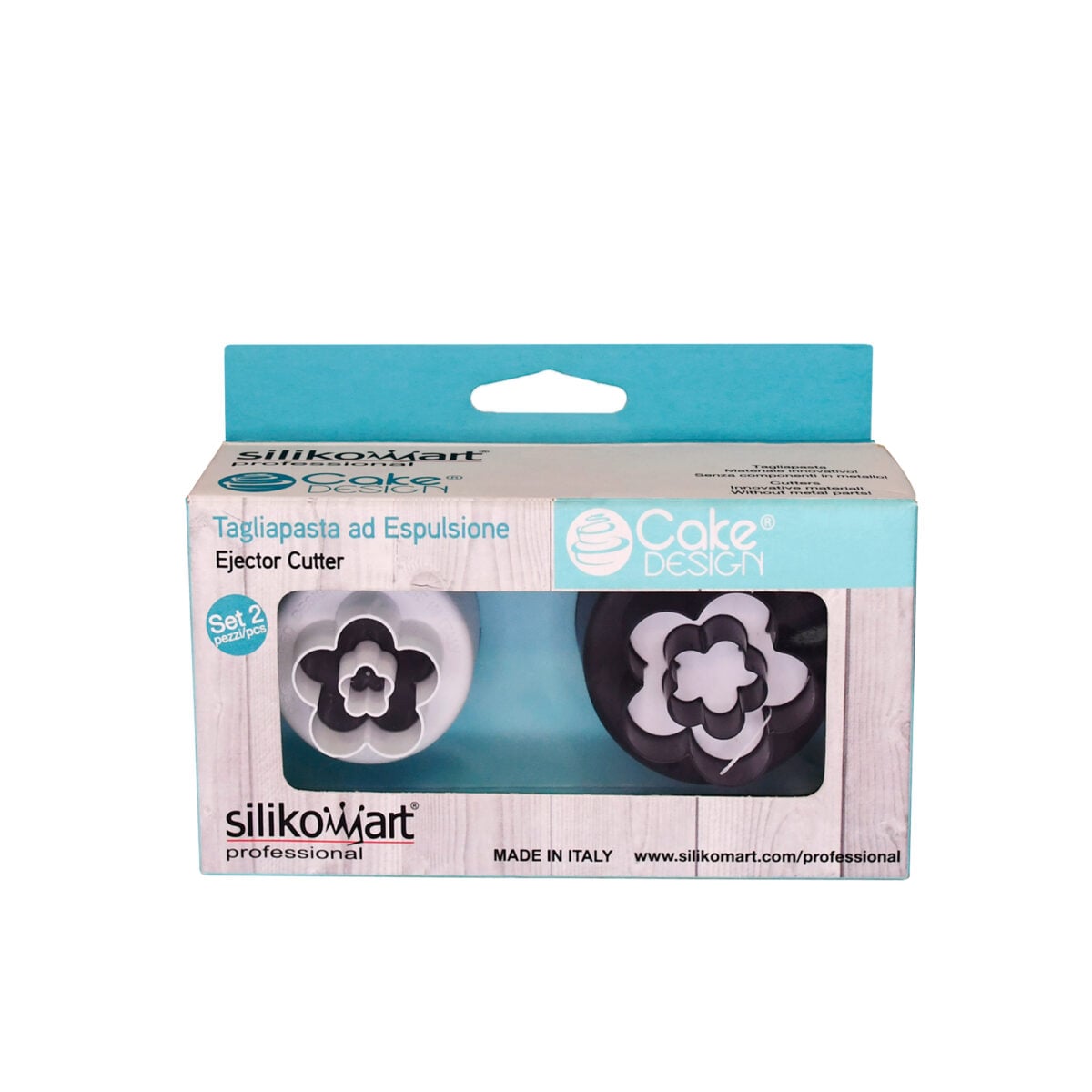 CORTADOR FONDANT 3D  - KIT FLOR (2 PIEZAS) UNA UNIDAD - Image 2