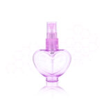 ENVASE PET ROSADO CORAZON BS-011 25 ML ATOMIZADOR ROSADO UNA UNIDAD