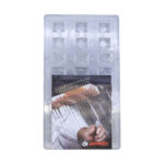 MOLDE DE SILICON CHOCOFLEX-LS02-190X290MM-1 PZ 54 PERFORACIONES CUADRADAS (PAVONI) UNA UNIDAD