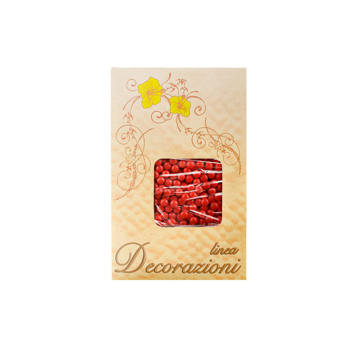 PERLA DE AZUCAR COLOR ROJO 4MM BOLSA 500 g - Image 2
