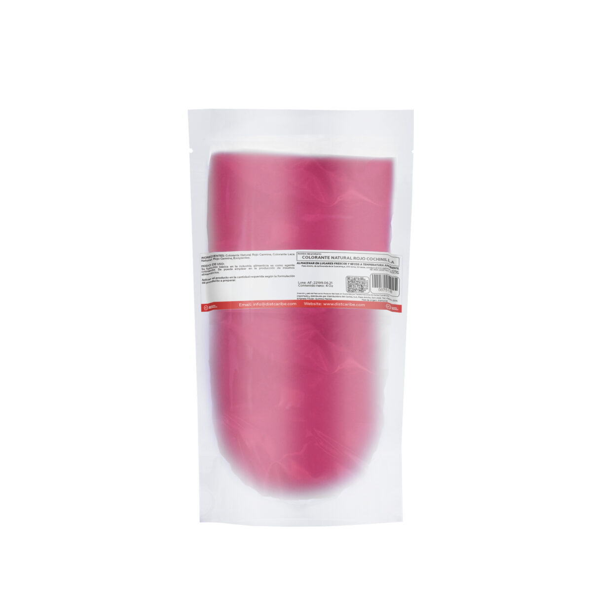 COLORANTE NATURAL ROJO COCHINILLA BOLSA 4 OZ - Image 2