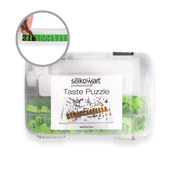 MOLDE DE SILICON 72.343.99.0065 TASTE PUZZLE- KIT COMPOSED BY ABECEDARIAN +  2 SILICONE BARS UNA UNIDAD