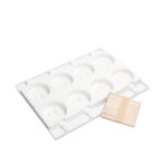 MOLDE DE SILICON PARA PALETA DE HELADO GEL07  MR FUNNY - 8 PALETAS /SET 2 PIEZAS/ UNA UNIDAD - Image 2
