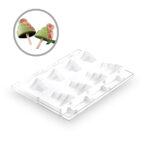 MOLDE DE SILICON PARA PALETA DE HELADO GEL09  BODA -8 FIGURAS /SET 2 PIEZAS / UNA UNIDAD