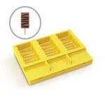 MOLDE  PARA HELADO IPANEMA PAVOGEL - 1 PZS DE 3  + 50 PALETAS  (PAVONI) UNA UNIDAD