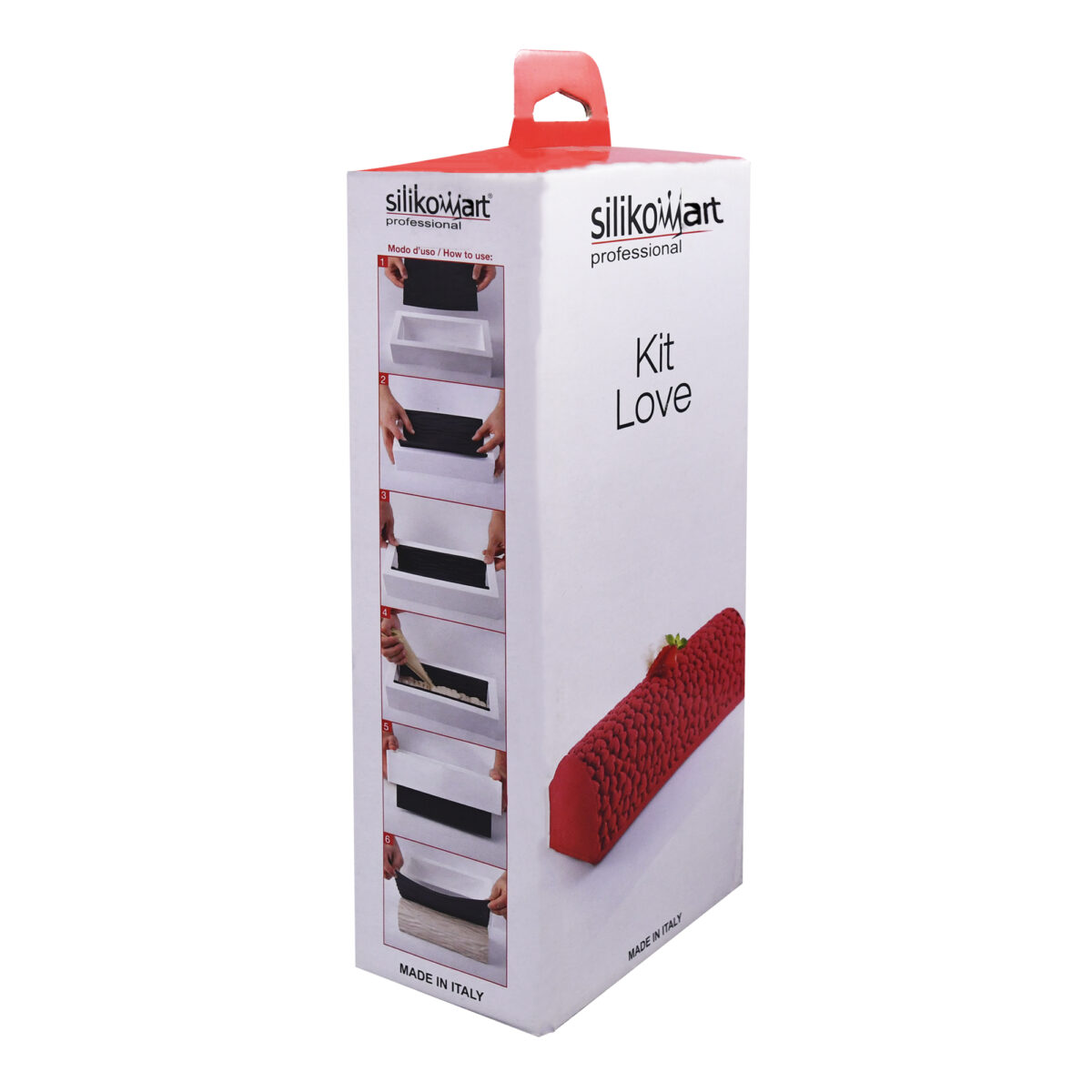 MOLDE DE SILICON - KIT PARA PASTEL BUCHE  LOVE / 1300 ML UNA UNIDAD - Image 3