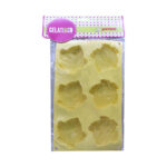 MOLDE DE SILICON PARA GALLETA POLLITO PICO (6 PORCIONES) CK02 UNA UNIDAD