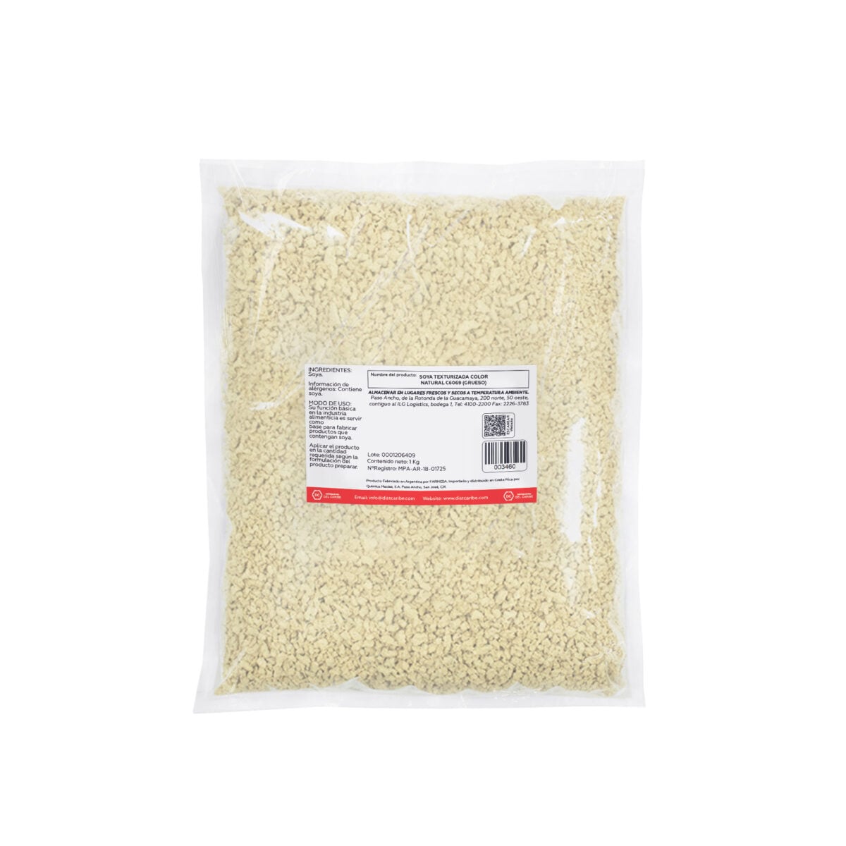 SOYA TEXTURIZADA COLOR NATURAL C6069 (GRUESO) BOLSA 1 Kg - Image 2