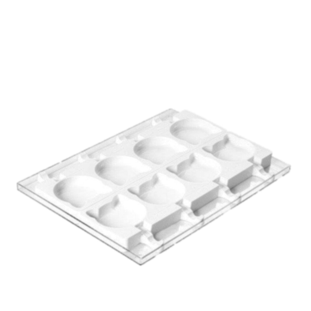 MOLDE DE SILICON PARA PALETA DE HELADO GEL08 GATO - 8 FIGURAS /SET 2 PIEZAS/UNA UNIDAD - Image 2