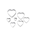 JUEGO DE CORTADOR CORAZON RIZADO 7 PIEZAS UNA UNIDAD - Image 2