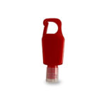 ENVASE OVAL. COLA DE RATÓN PEBD ROJO CON TAPA FLIP TOP