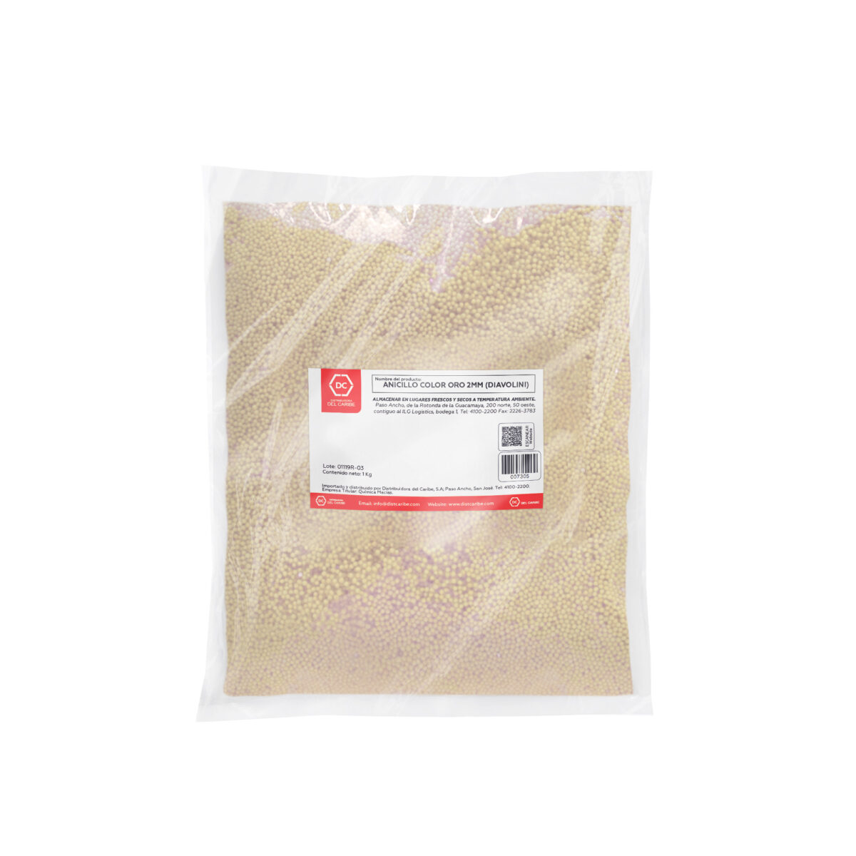 ANICILLO COLOR ORO 2MM (DIAVOLINI) BOLSA 1 KG - Image 2