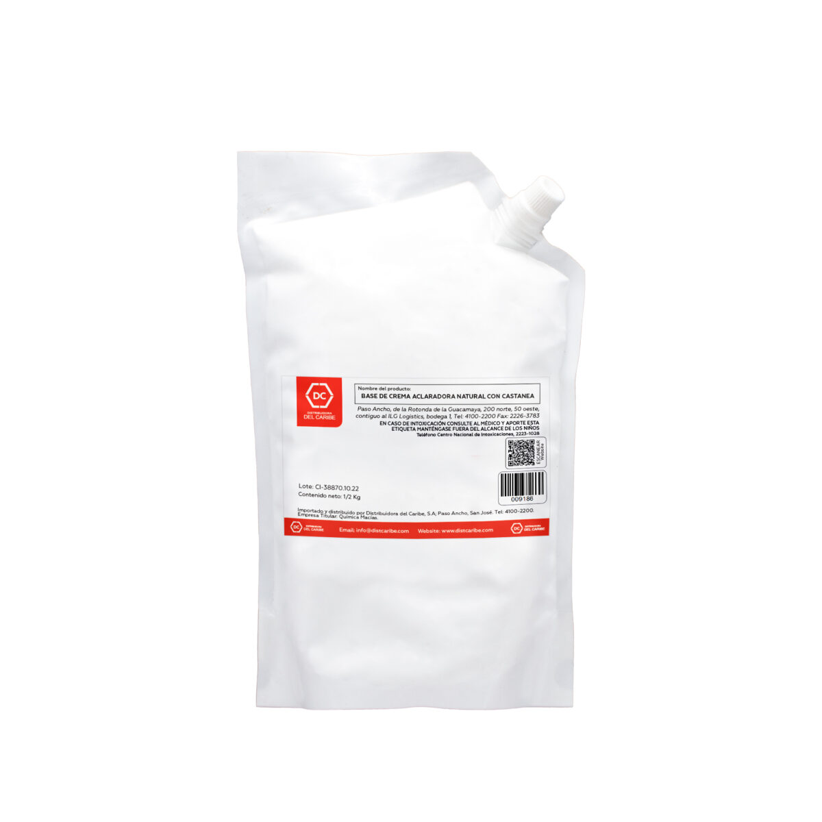 BASE DE CREMA ACLARADORA NATURAL CON CASTANEA BOLSA 1/2 KG - Image 2