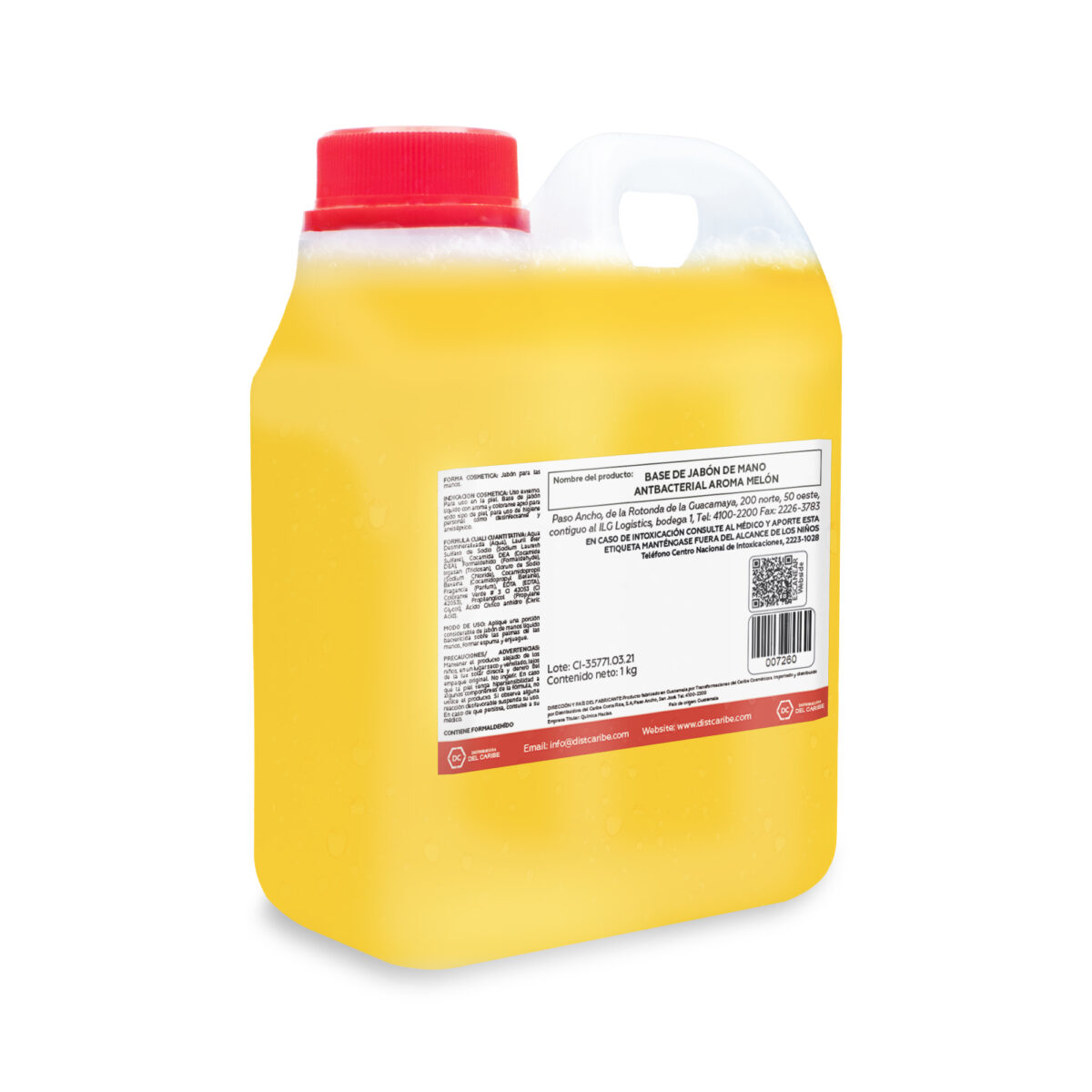 BASE DE JABON DE MANOS ANTIBACTERIAL AROMA MELON 1 KG - Image 2
