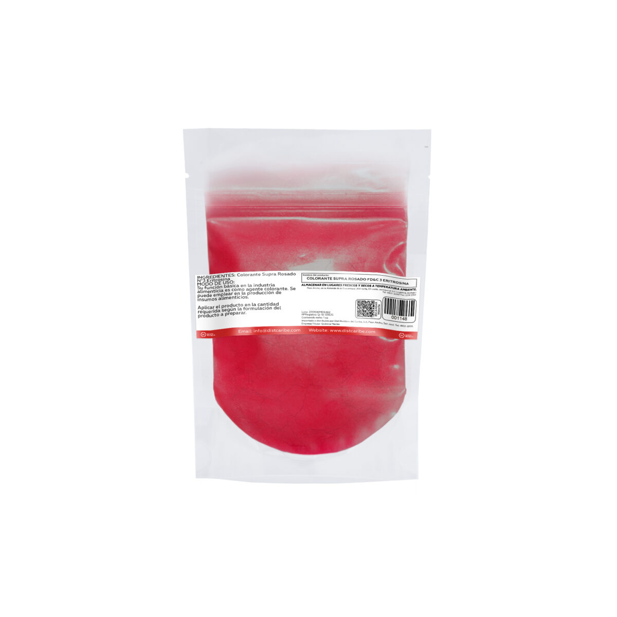 COLORANTE SUPRA ROSADO FD&C 3 ERITROSINA BOLSA 1 Oz - Image 2