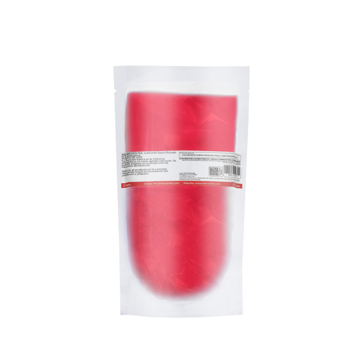 COLORANTE SUPRA ROSADO FD&C 3 ERITROSINA BOLSA 4 Oz - Image 2