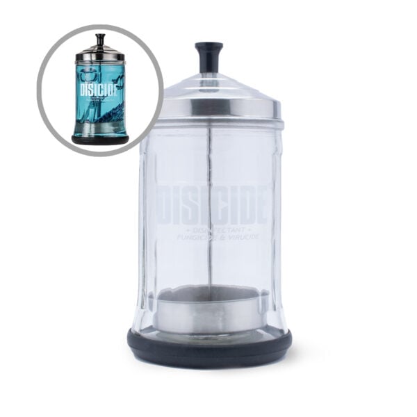 DISICIDE GLASS JAR MEDIUM UNA UNIDAD