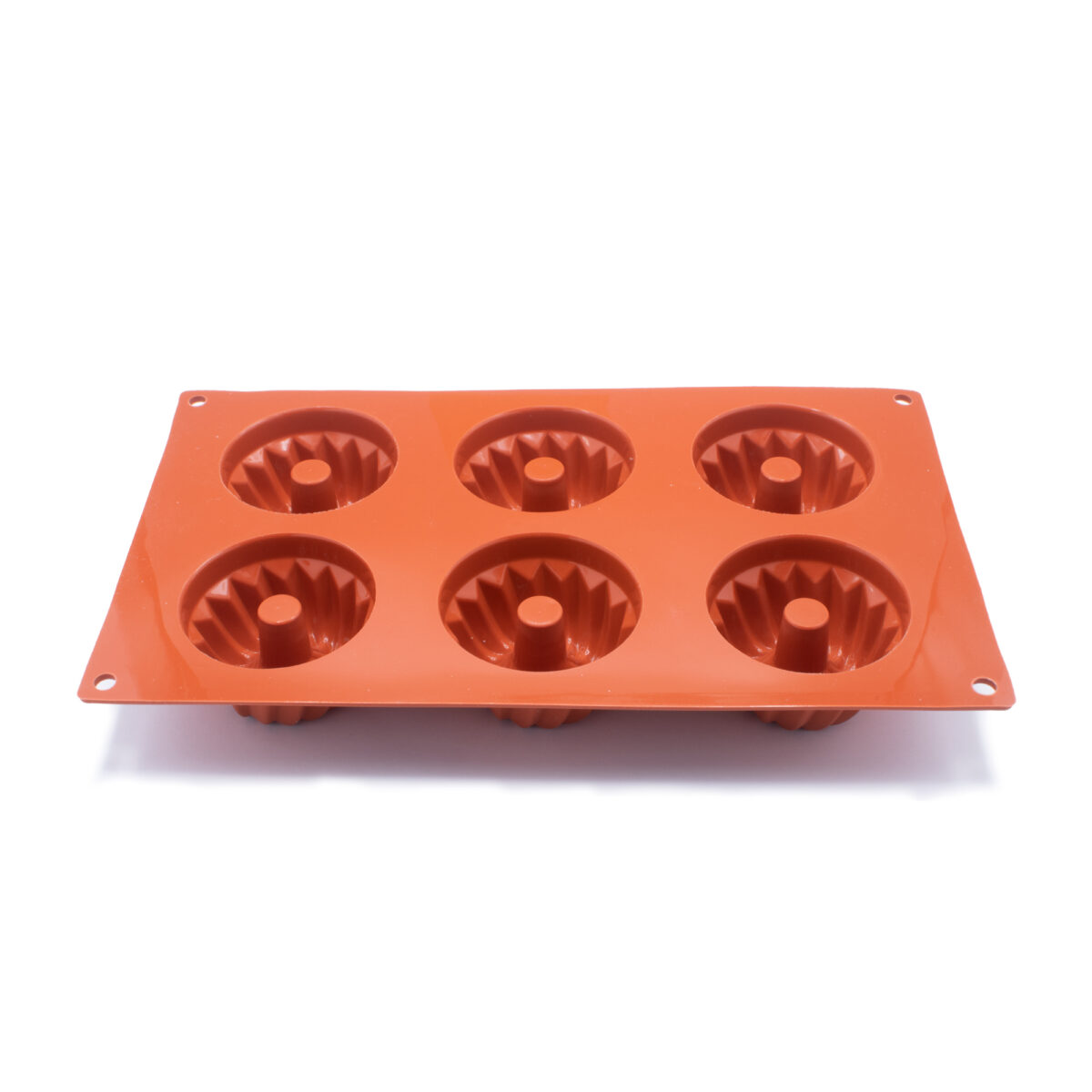 MOLDE DE SILICON SF058 TERRACOTA-MAGDALENA/6 MAGDALENAS 80 ML C/U UNA UNIDAD - Image 2