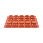 MOLDE DE SILICON SF092 TERRACOTA-SMALL LINGOTTO/25 LINGOTES PEQUEÑOS 16 ML C/U