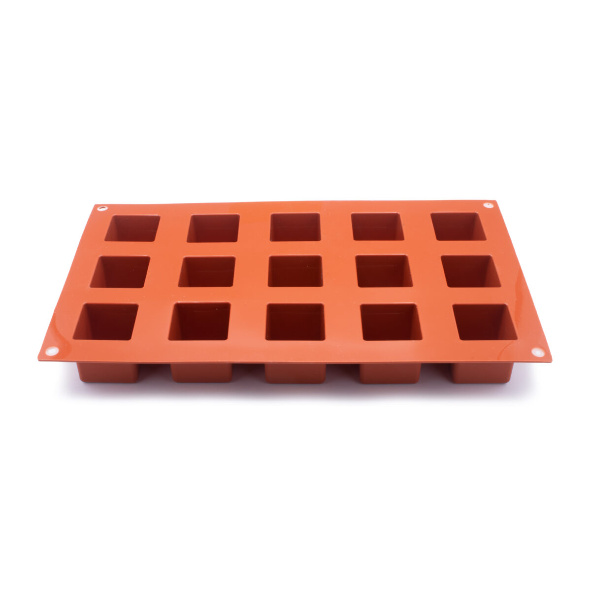 MOLDE DE SILICON SF105 TERRACOTA-CUBO MINI/15 CUBOS 42 ML C/U UNA UNIDAD - Image 2