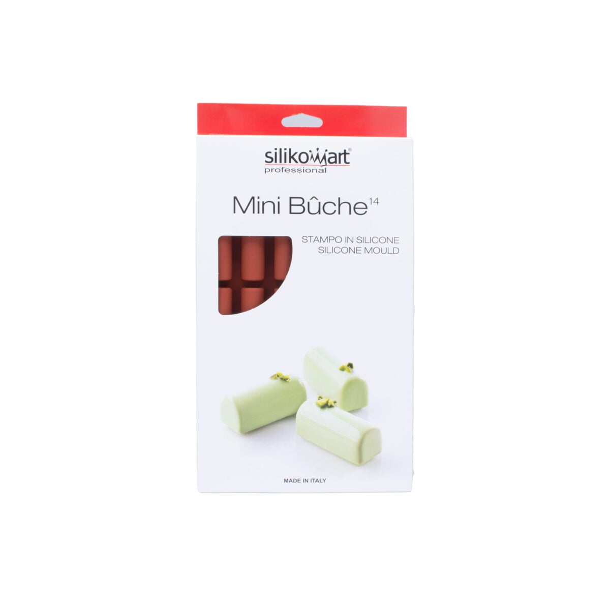 MOLDE DE SILICON SF129 TERRACOTA-MINI BUCHE/30 MINI BUCHE 14 ML C/U - Image 2