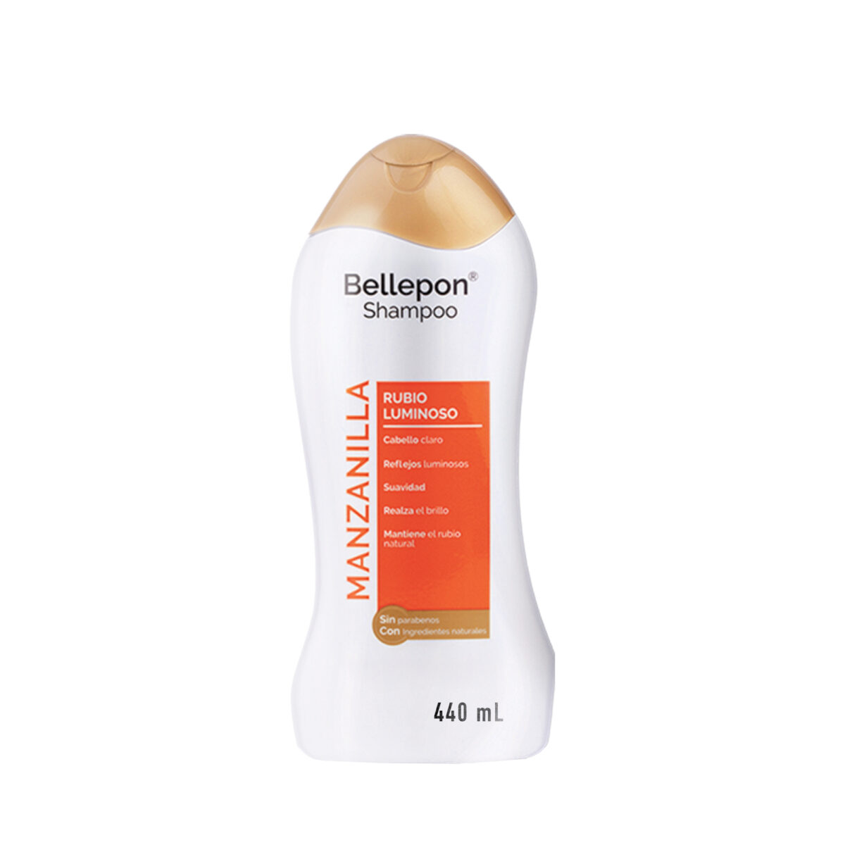 SHAMPOO RUBIO LUMINOSO CABELLO CLARO 440 ML (BELLEPON) UNA UNIDAD - Image 2