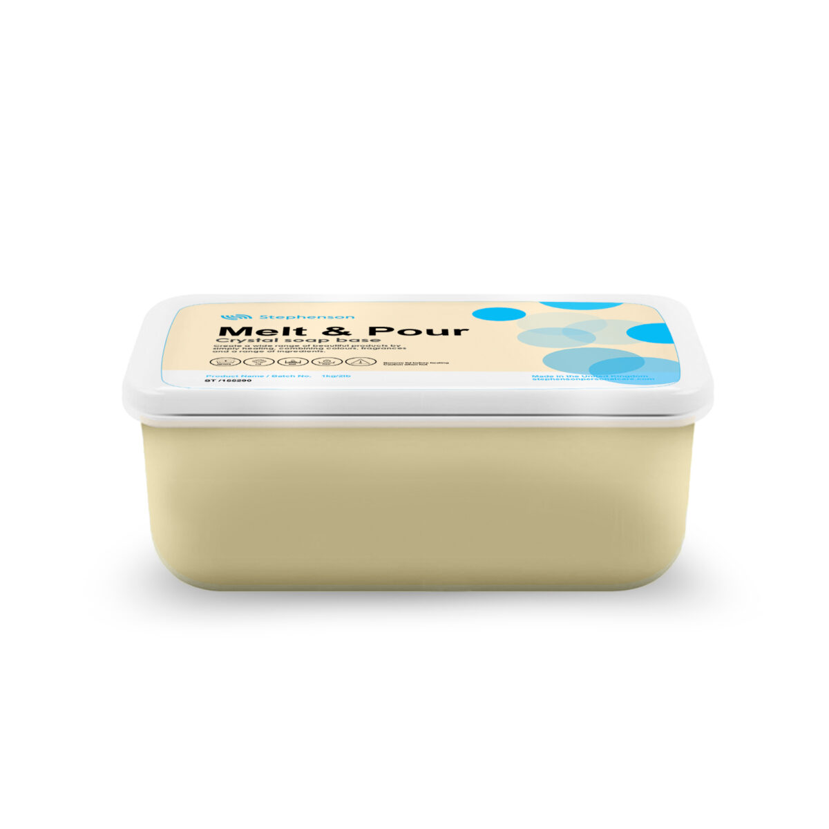 BASE DE JABÓN DE GLICERINA CRYSTAL HONEY CAJA 1 Kg - Image 2