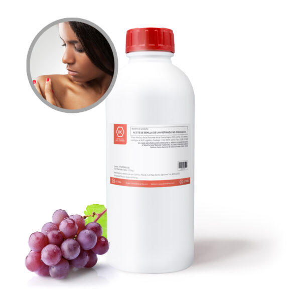 ACEITE DE SEMILLA DE UVA REFINADO ORGÁNICO ENVASE 1/2 KG