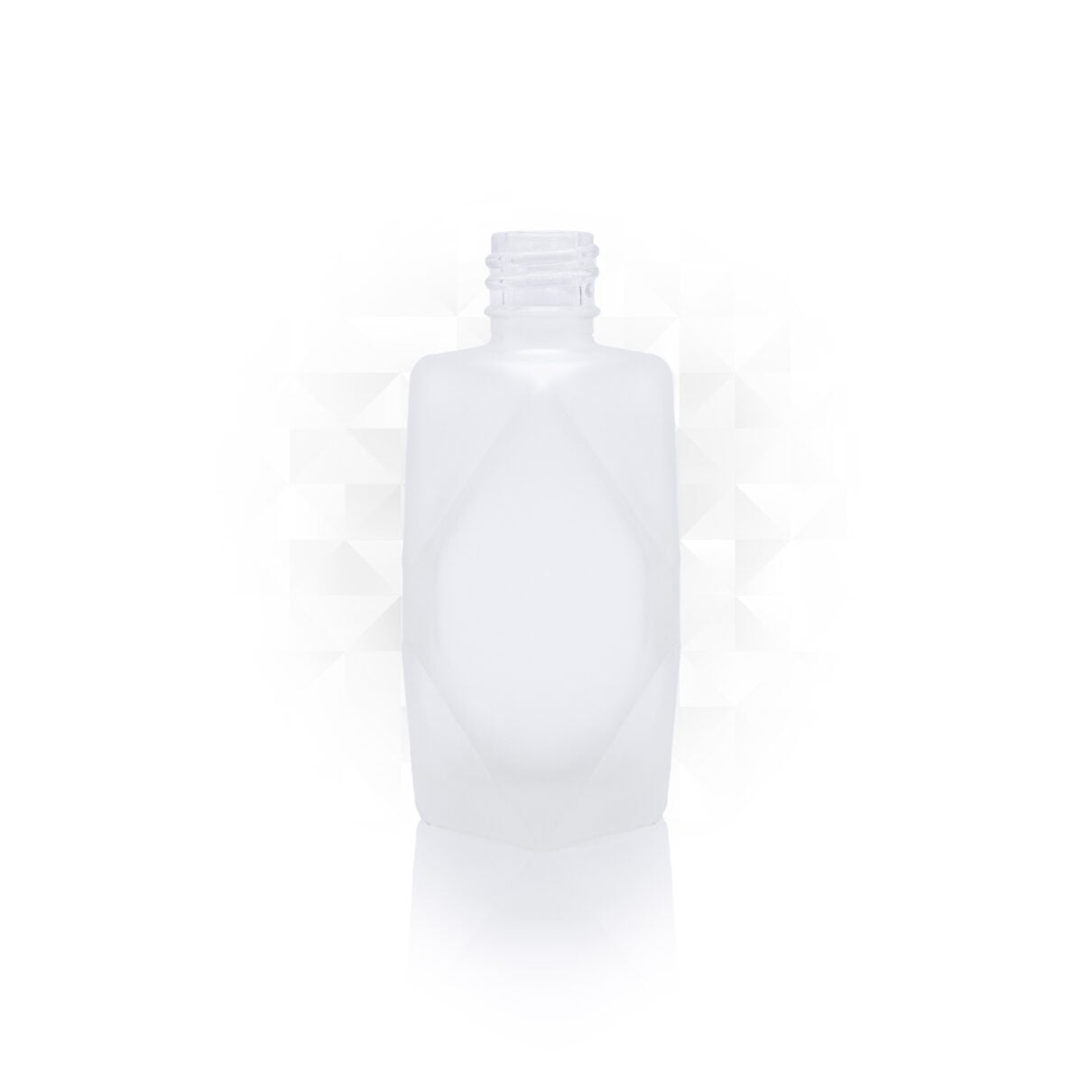 ENVASE DIAMANTE MATEADO 60 ML ROSCA N-18 UNA UNIDAD - Image 2