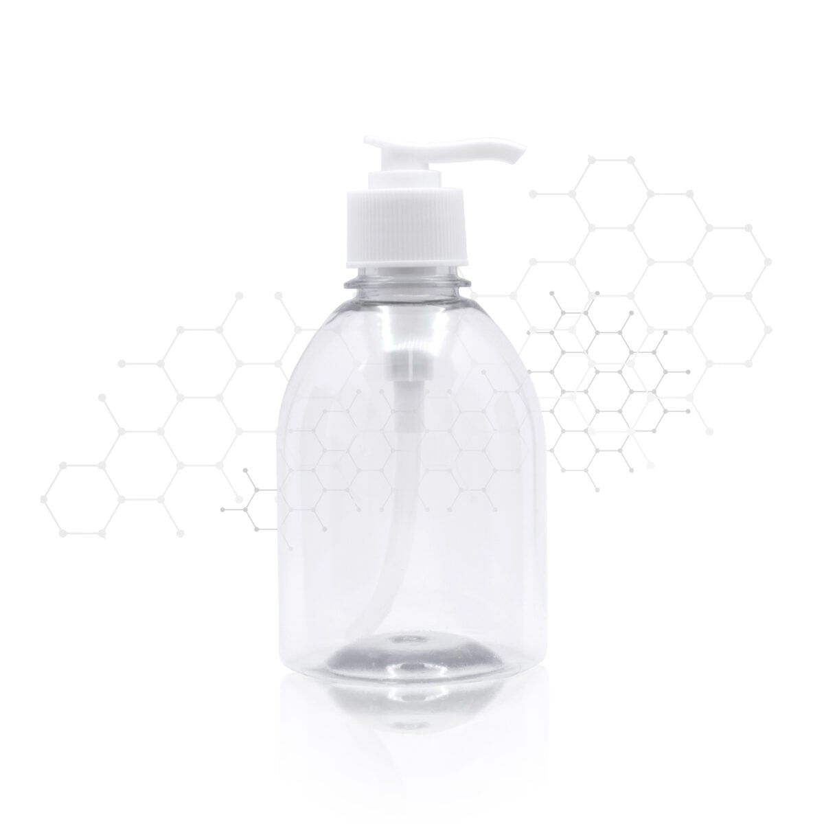 ENVASE PET DOMO CRISTALINO 300 ML CON VALVULA  BLANCA 28/410 UNA UNIDAD - Image 2