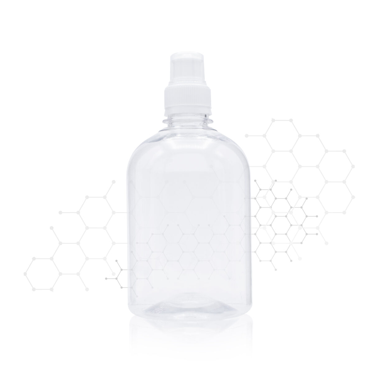 ENVASE PET DOMO 500 ML. CON TAPA #28-410 SPORT LOK BLANCA UNA UNIDAD - Image 2