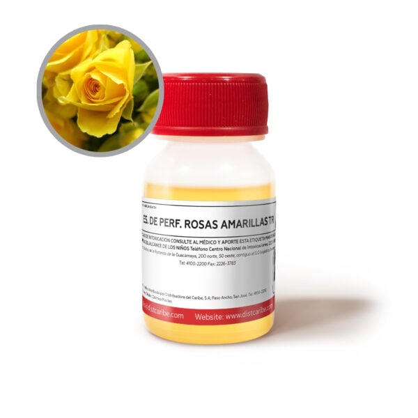 ES. DE PERF. ROSAS AMARILLAS TR ENVASE PLASTICO 1 Oz