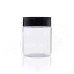 ENVASE ESPECIERO SELLO INDUCCION PET S6580 TAPA NEGRA 2 BOQUILLAS ENVASE + TAPA UNA UNIDAD