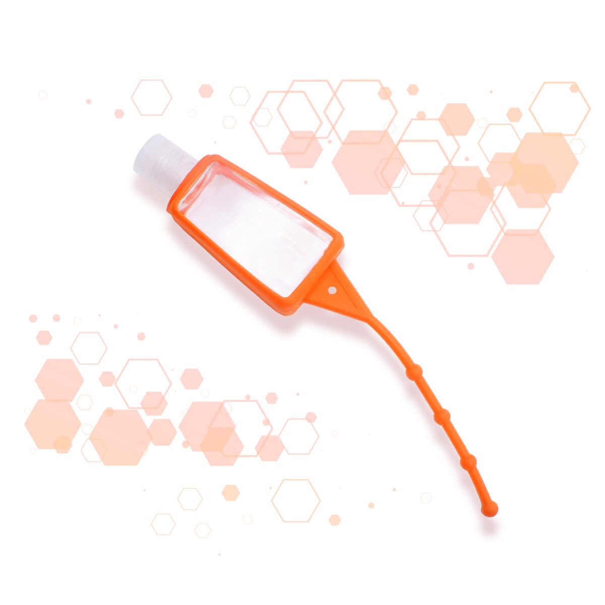 ENVASE PET CRISTALINO PARA GEL DE MANOS 30 ML RATÓN NARANJA UNA UNIDAD - Image 2