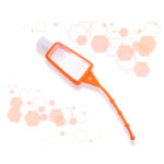 ENVASE PET CRISTALINO PARA GEL DE MANOS 30 ML RATÓN NARANJA UNA UNIDAD