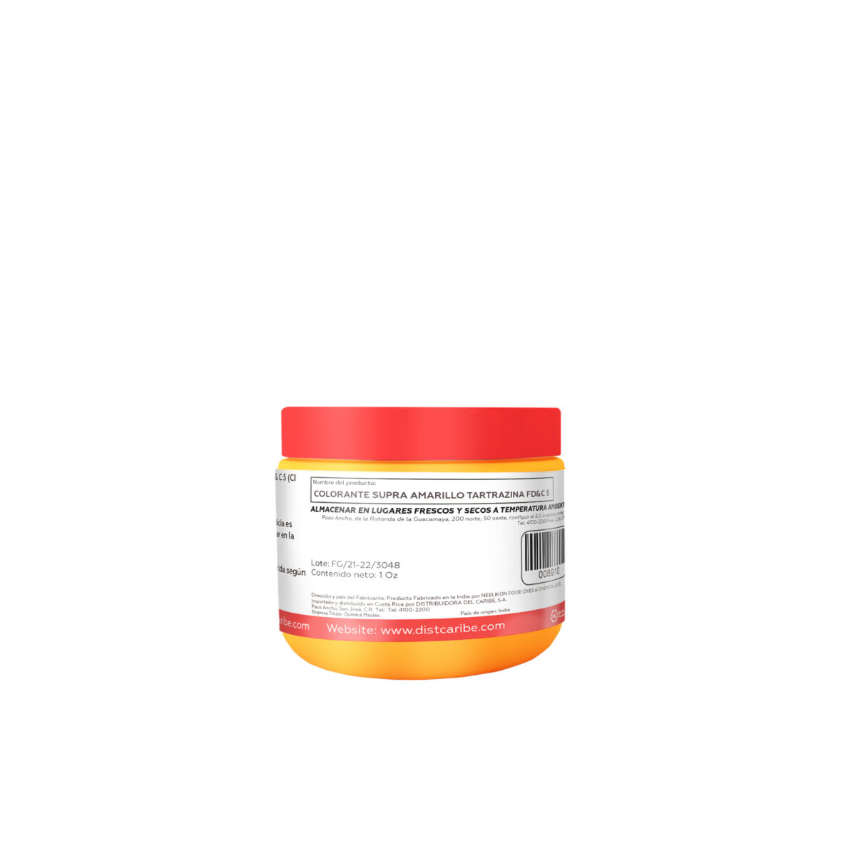 COLORANTE SUPRA AMARILLO TARTRAZINA 5 TARRO 1 Oz - Image 2