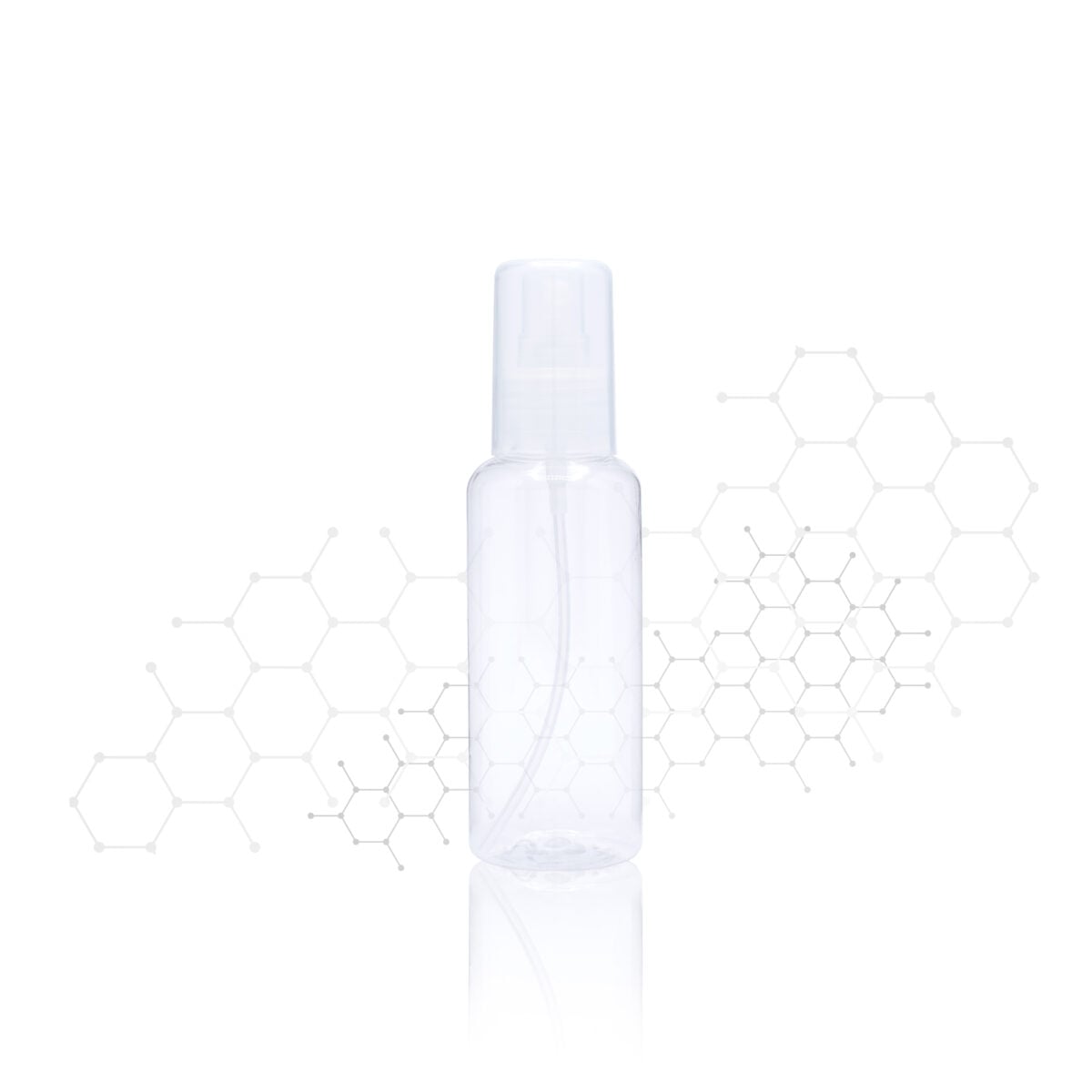 ENVASE PET CRISTALINO 120 ML ATOMIZADOR Y TAPA TRANSPARENTE COMPLETO UNA UNIDAD - Image 2