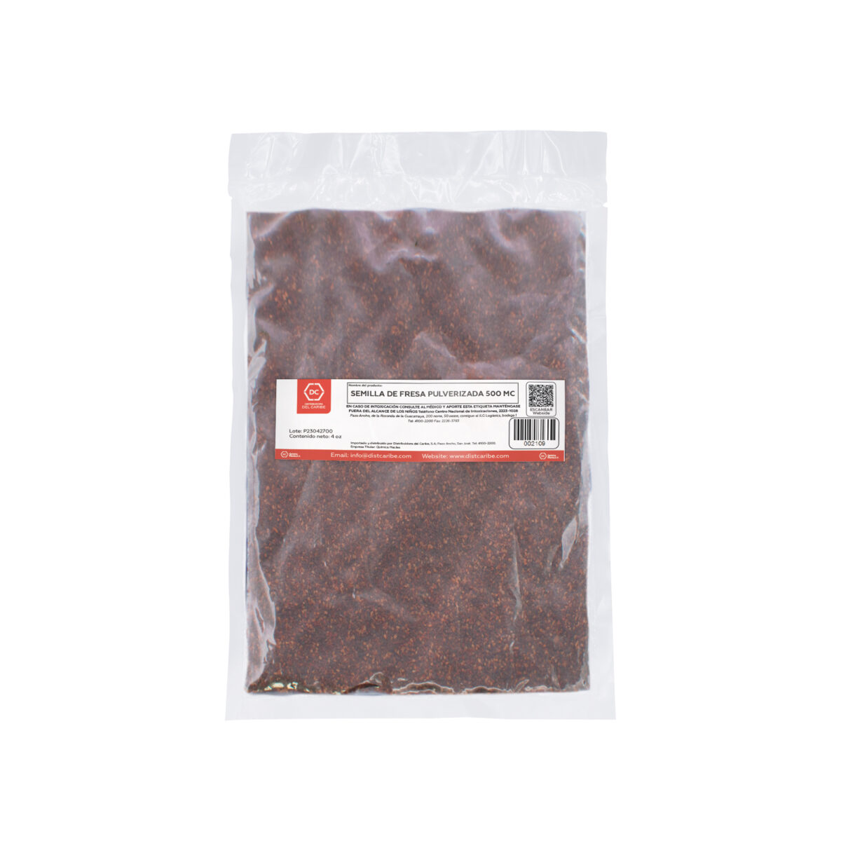 SEMILLA DE FRESA PULVERIZADA 500 MC BOLSA 4 Oz - Image 2