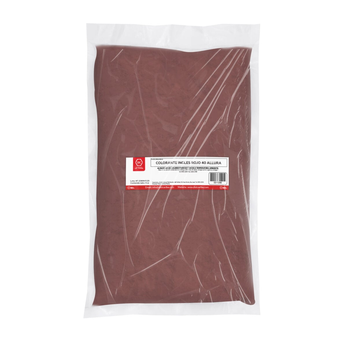 COLORANTE INGLES ROJO 40 ALLURA BOLSA 4 Oz - Image 2