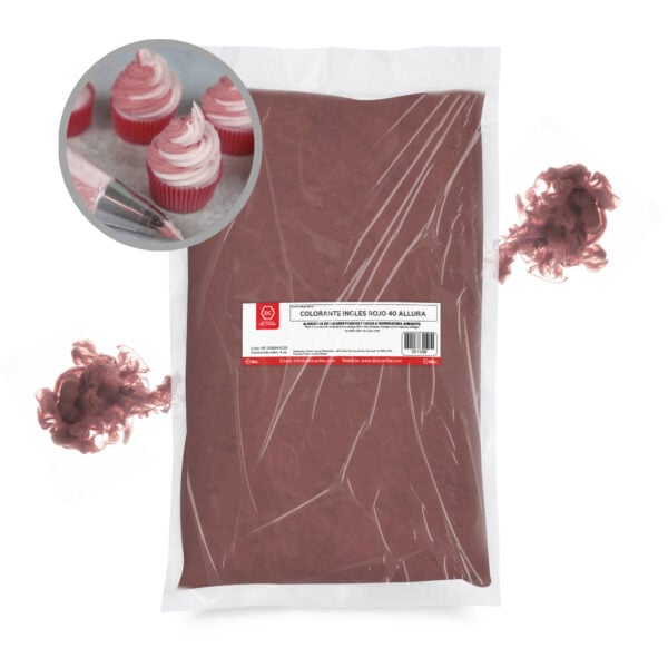 COLORANTE INGLES ROJO 40 ALLURA BOLSA 4 Oz