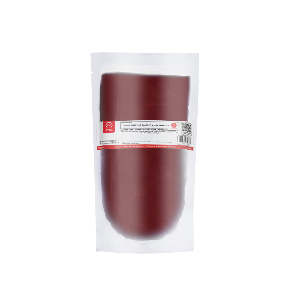COLORANTE SUPRA ROJO AMARANTO #2 BOLSA 4 Oz - Image 2