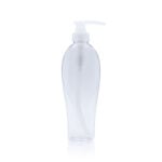 ENVASE PET. 400 ML COLOR TRANSPARENTE BOMBA TRANSPARENTE PARA SHAMPOO UNA UNIDAD