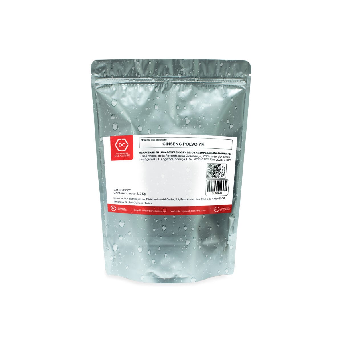 GINSENG POLVO 7%  BOLSA 1/2 KG - Image 2