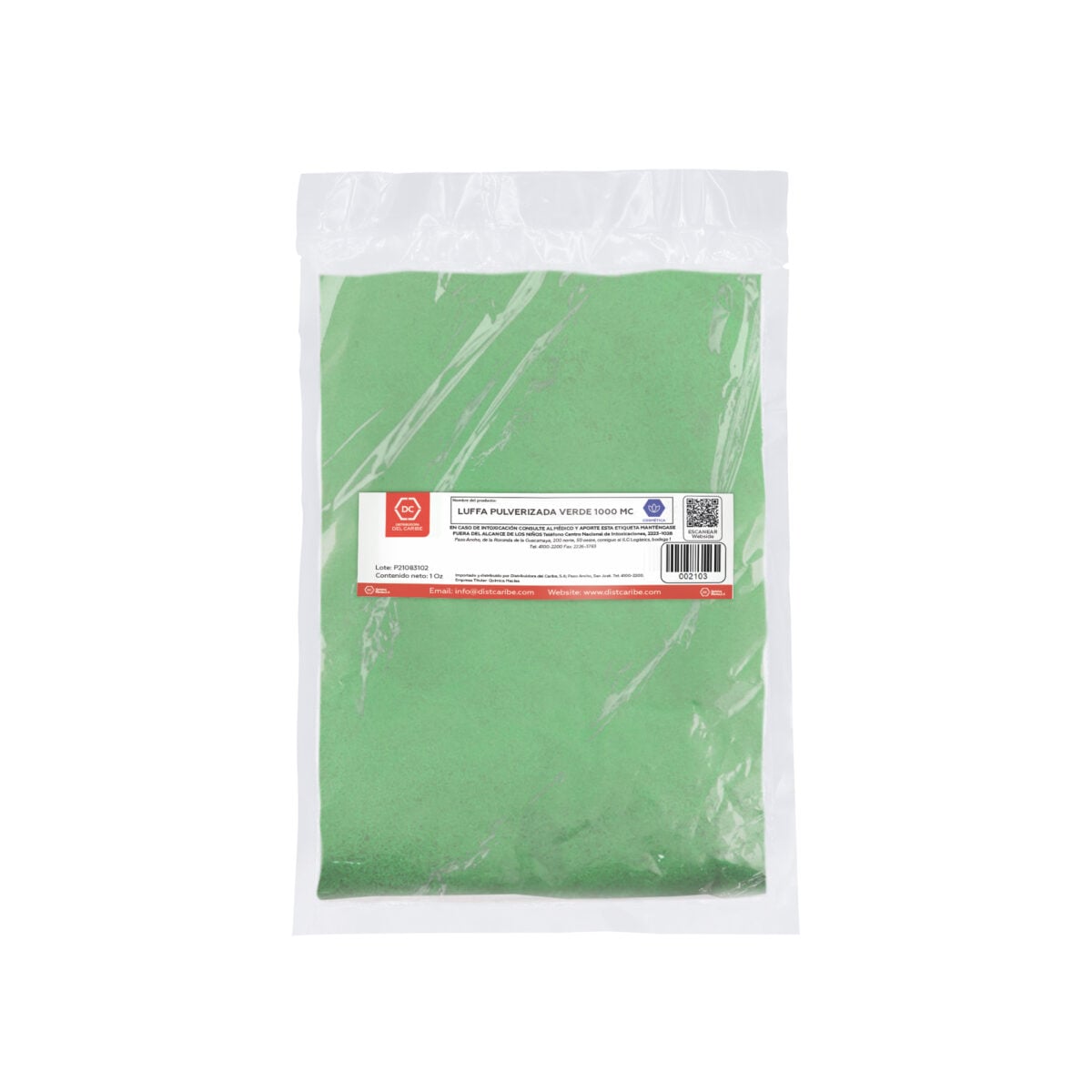 LUFFA PULVERIZADA VERDE 1000 MC BOLSA 1 Oz - Image 2