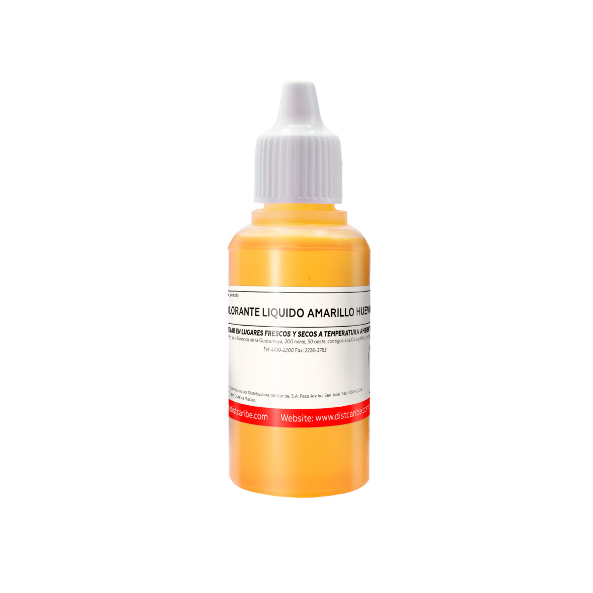 COLORANTE LÍQUIDO AMARILLO HUEVO ENVASE PLASTICO 1 Oz - Image 2